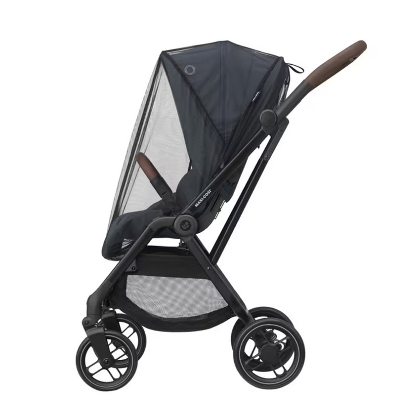 Poussette Leona 2 ultra compacte - Essential Graphite/ Brown Leather 