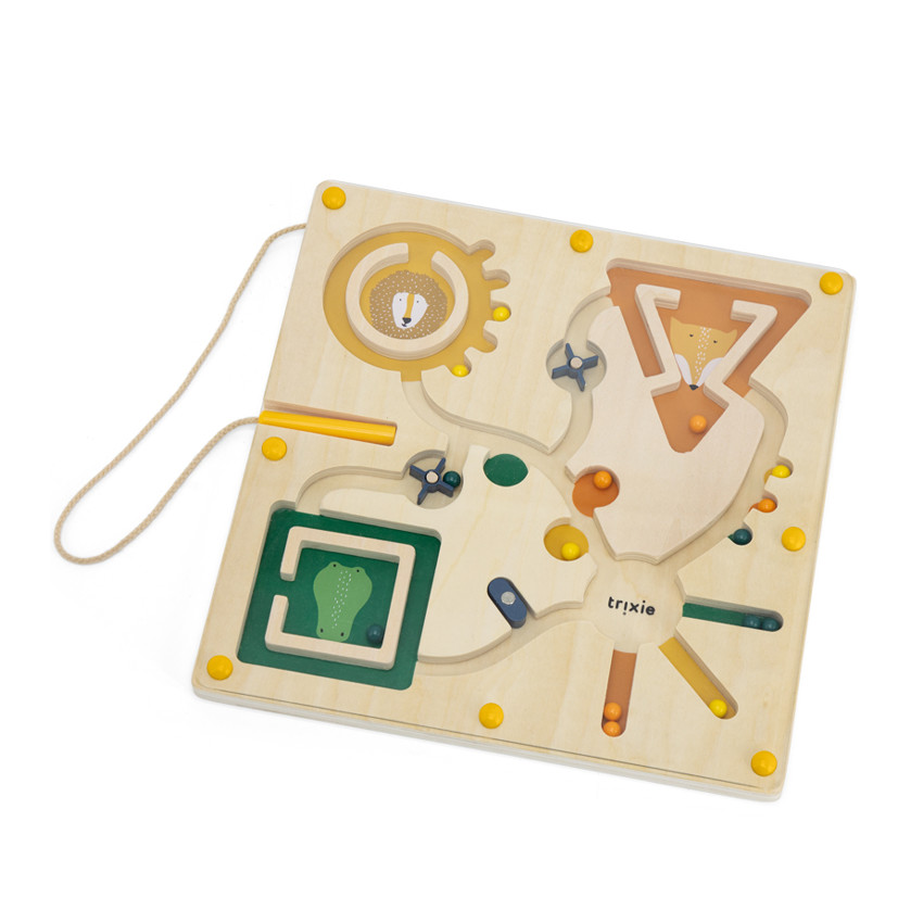 Houten magnetisch doolhof  