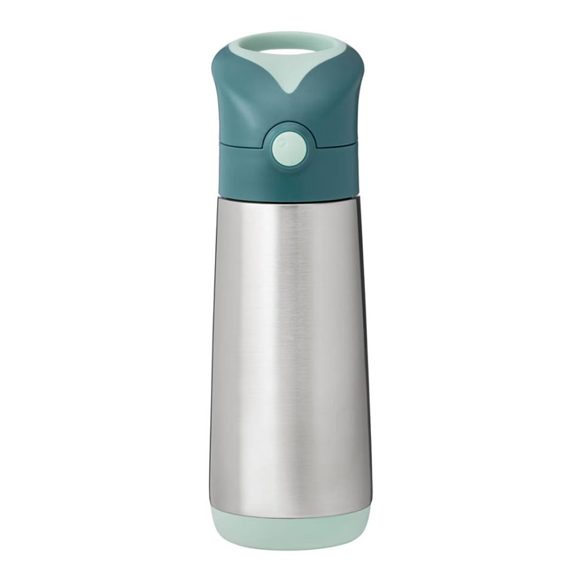 Thermos drinkfles met rietje 500ml Emerald Forest 