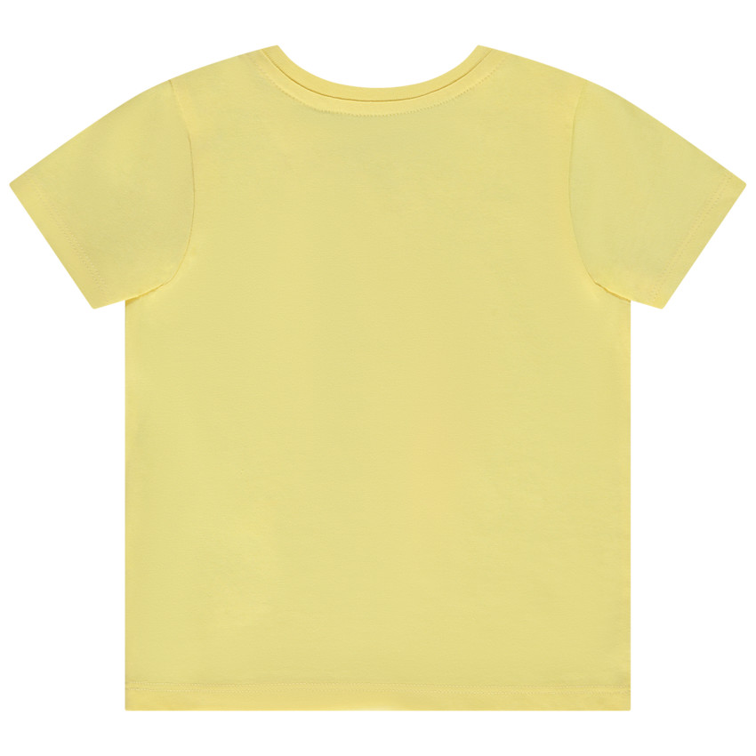T-shirt met korte mouwen speelse print aap voor baby jongen 