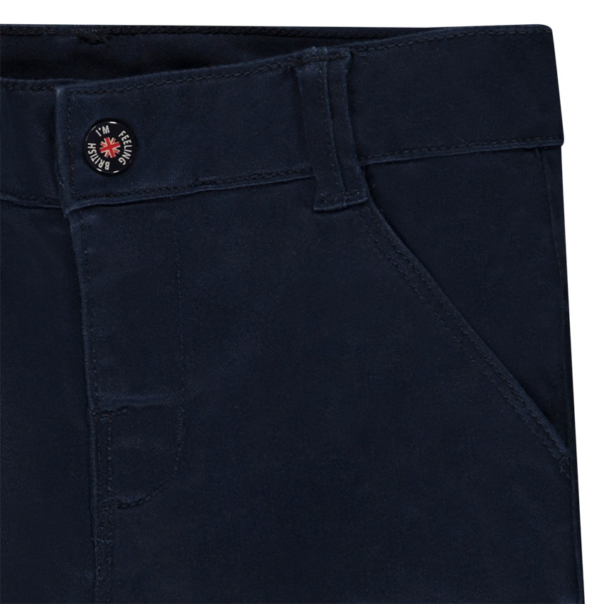 Pantalon chino avec bouton fantaisie pour bébé garçon 