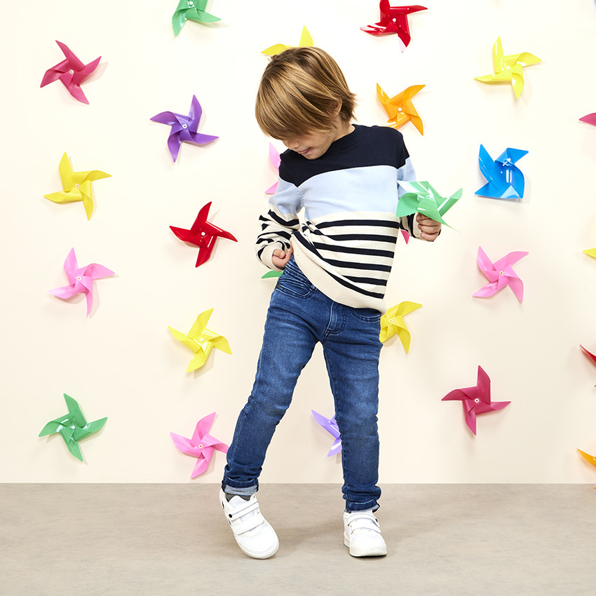 Trui met fantasie strepen voor jongen 