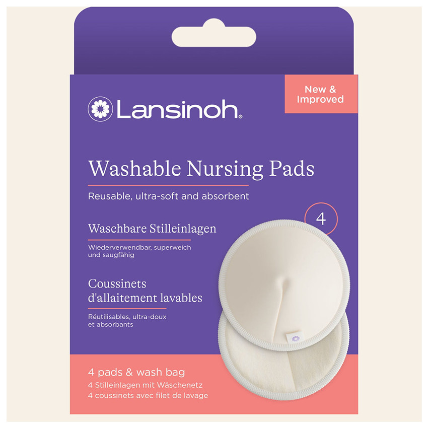 Coussinets d'allaitement lavables 4pcs 