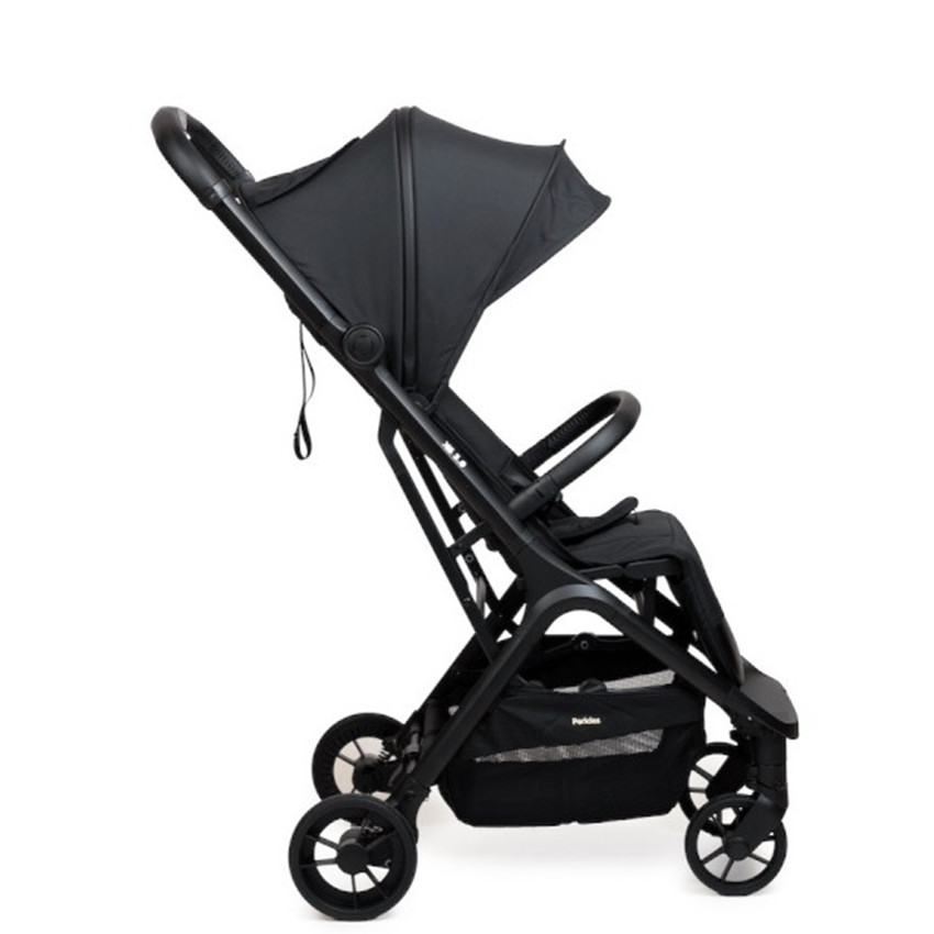 Poussette XS 3.0 ultra compacte + hab pluie + sac de transport Pure Black 