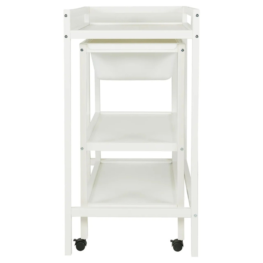 Table à langer + Bain Basic Blanc 