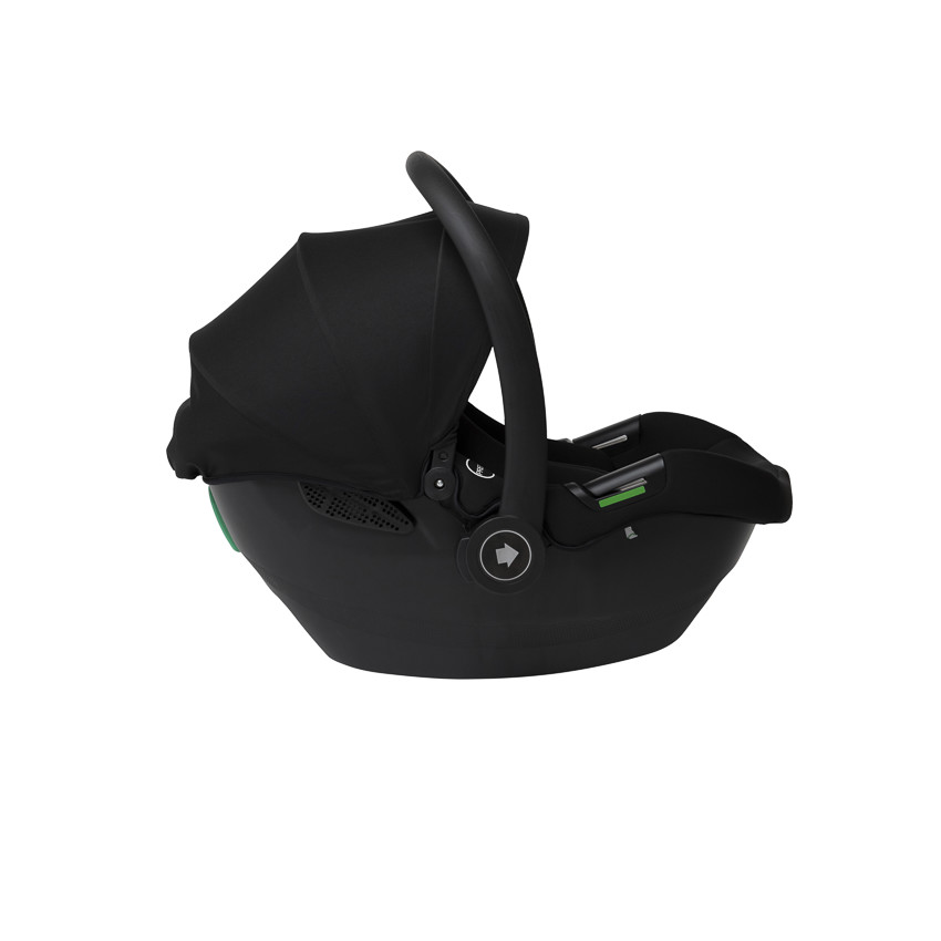 Poussette trio Alba avec nacelle beige/noir 