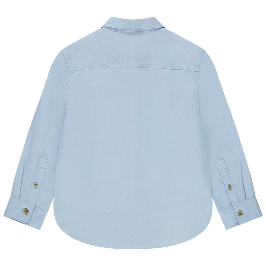 Lange effen shirt voor jongens 