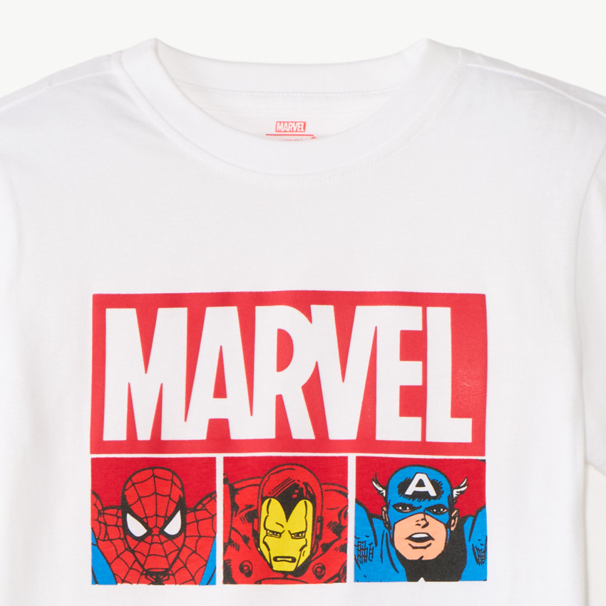 Set van 2 delen pyjama t-shirt + korte broek Héroes Marvel jongens 