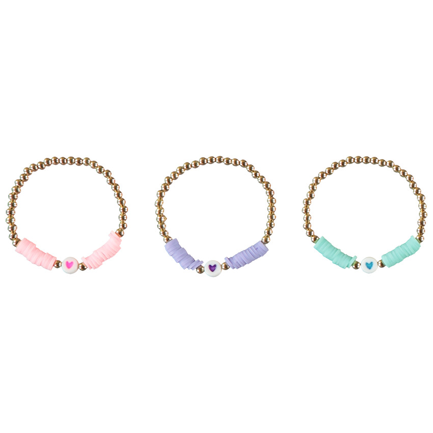 Lot de 3 bracelets fantaisies pour fille 