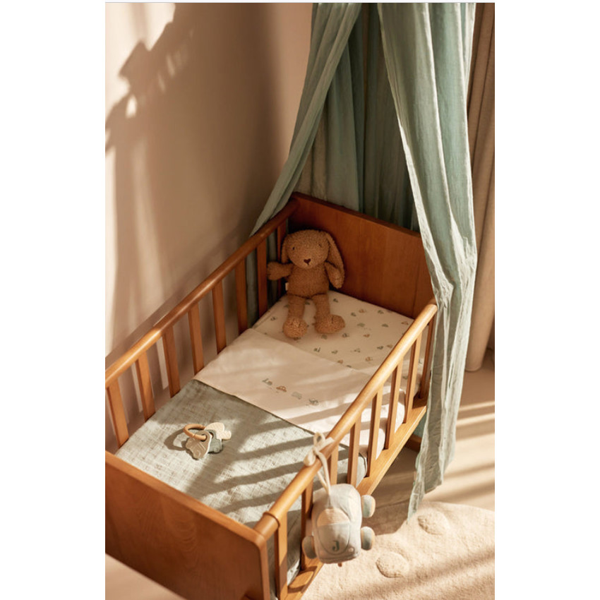 Draps housse berceau 40x50cm et 80x90cm jersey On The Go 