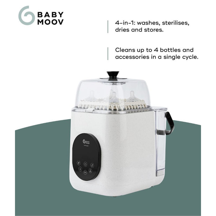 Lave biberon & stérilisateur NutriWash 4-en-1 Blanc 