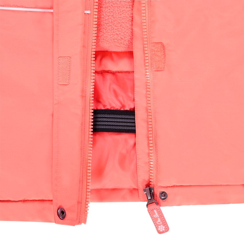 Blouson de ski rose pour fille 