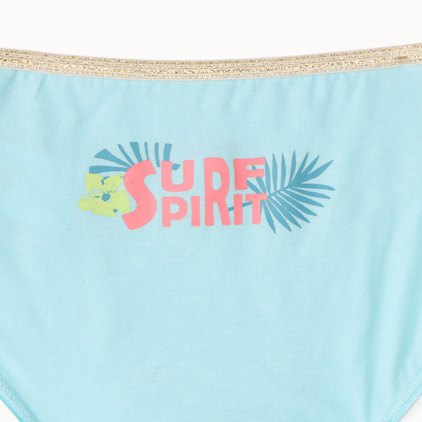 Set van 7 onderbroeken in fantasieprint van jersey voor meisjes 