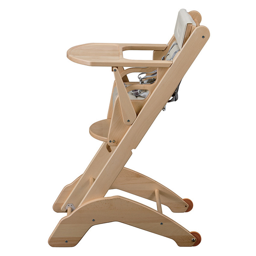 Meegroei-kinderstoel Manon met meerdere standen – Natuurlijk Vernis 