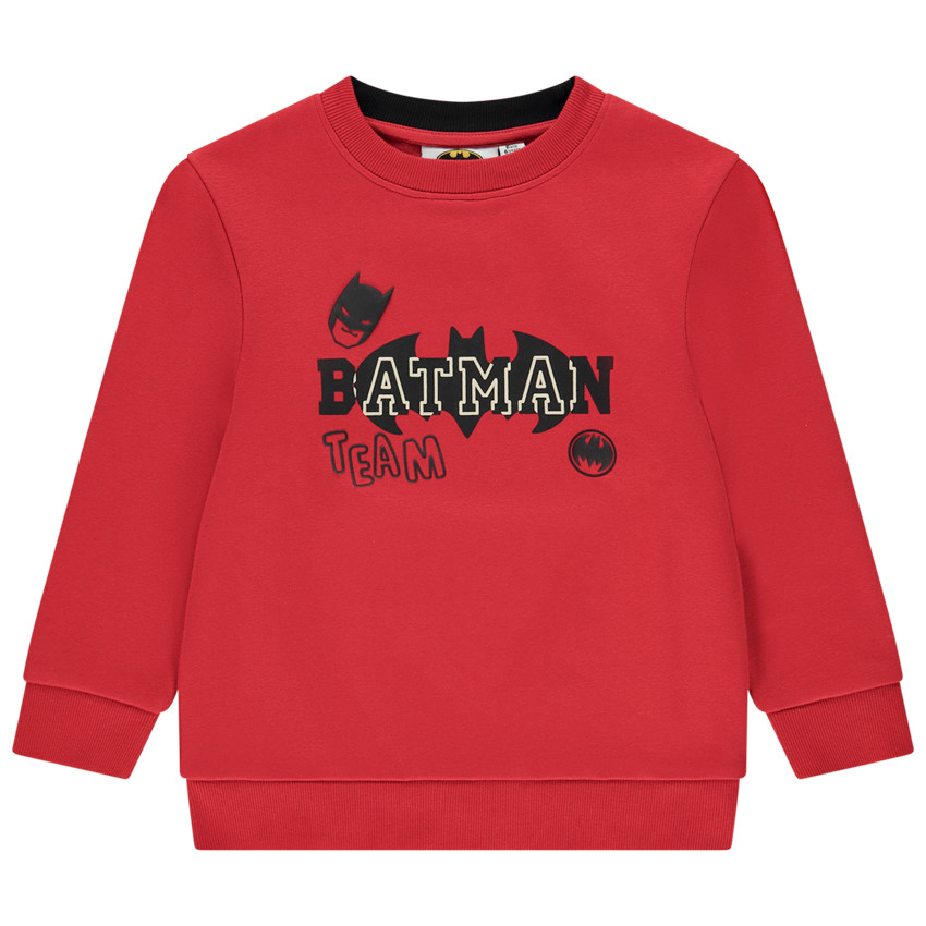 Sweatshirt in fleece met Batman Warner print voor jongens 