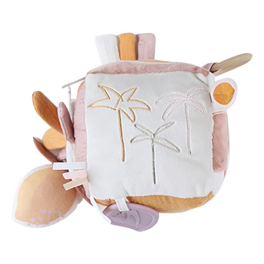 Cube d'activités en veloudoux Popsie, Gigi & Louli 