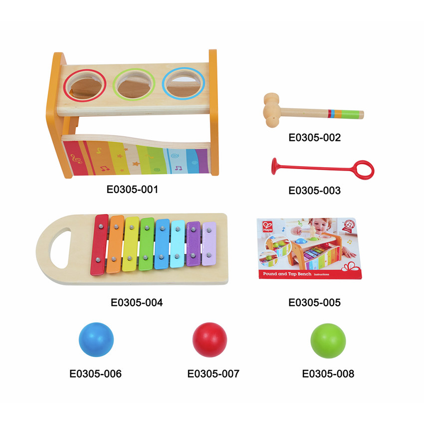 Muziekspel - Hamerbank met Xylofoon 