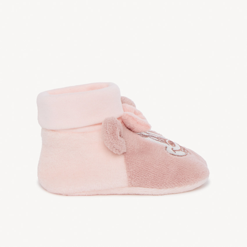 Chaussons en velours Minnie Disney pour bébé fille 