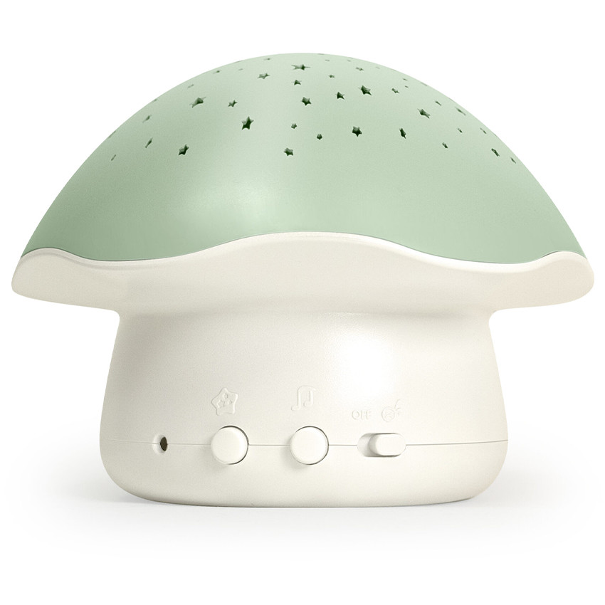 Nachtlamp projector sterrenhemel & muzikaal Paddenstoel Groen 