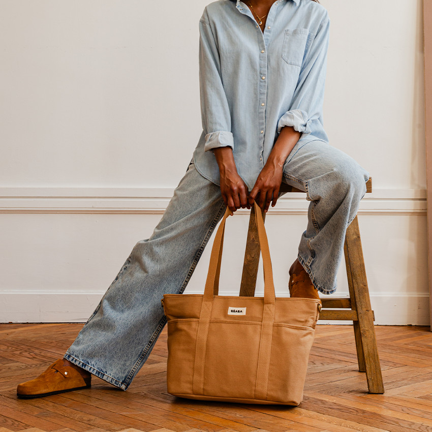 Sac à langer Madrid ocre 