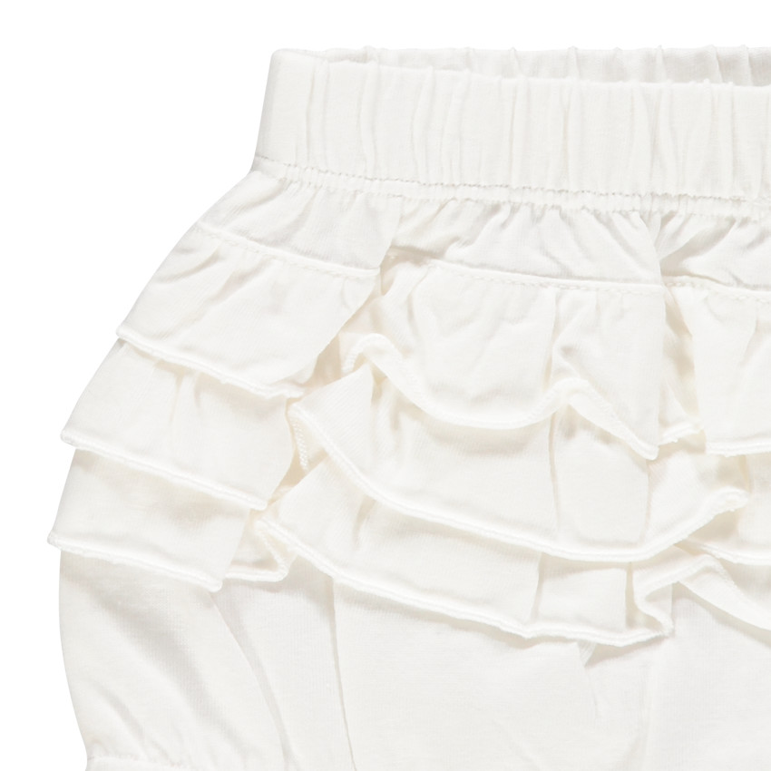 Ensemble de cérémonie robe imprimée + bloomer pour bébé fille 