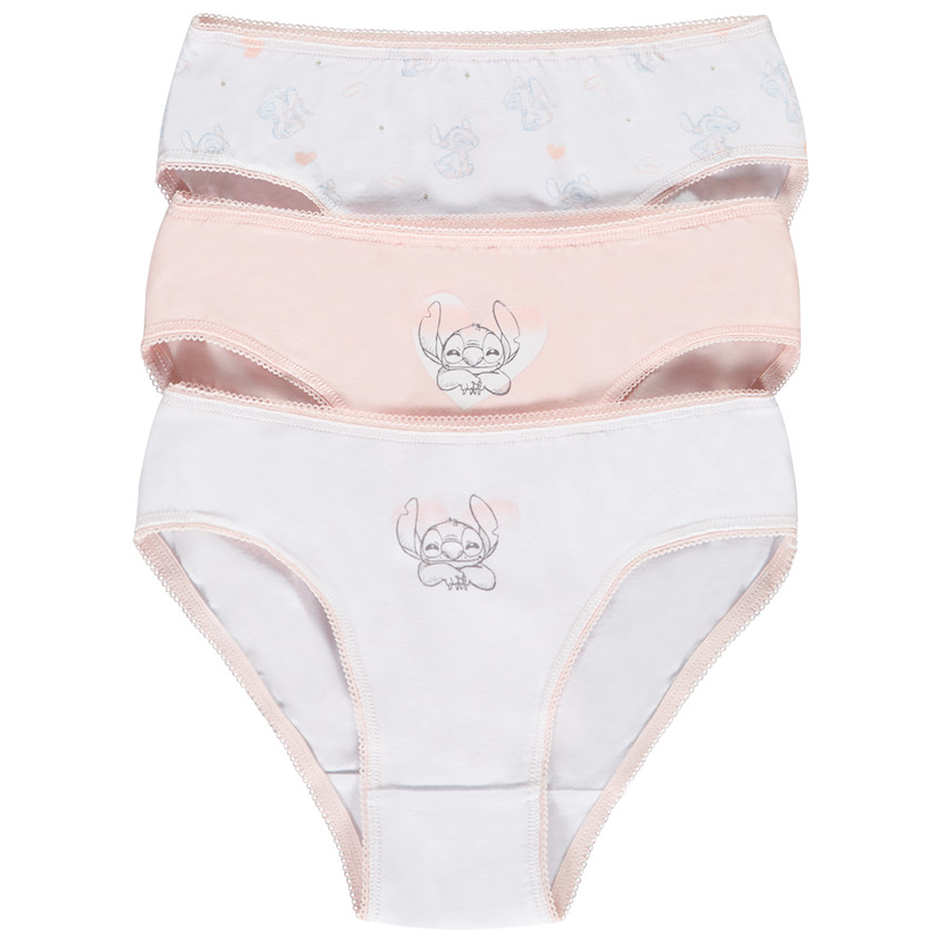 Set van 3 onderbroeken Stitch Disney voor meisjes 