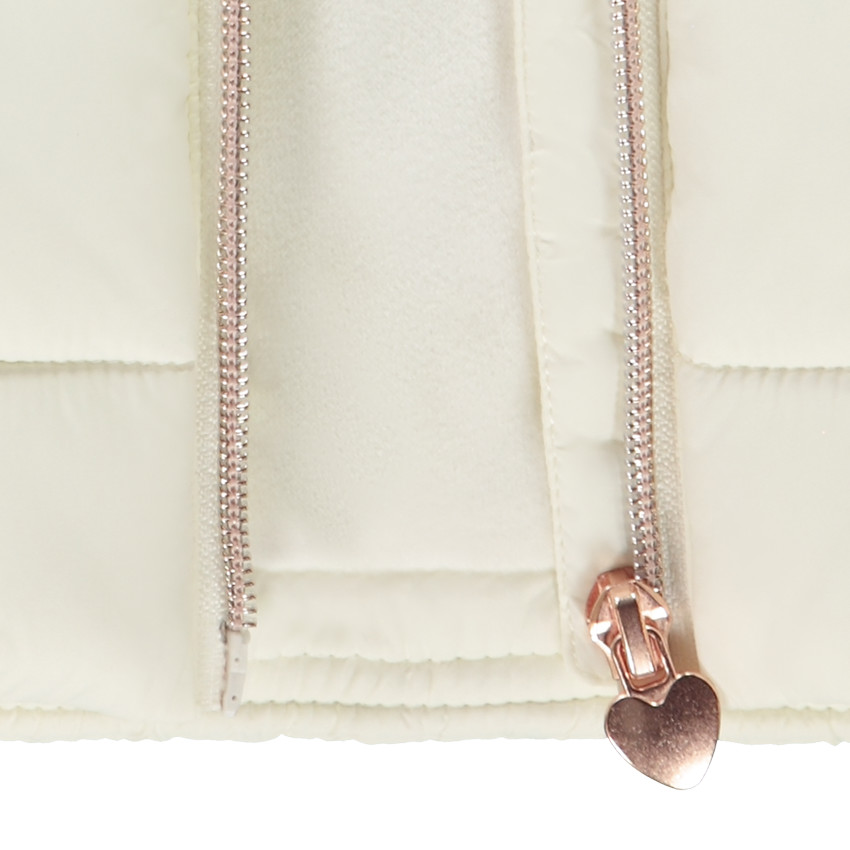 Doudoune sans manches ludique lapin pour bébé fille 