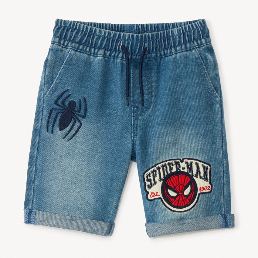 Bermuda en jean Spider-Man Marvel pour garçon 
