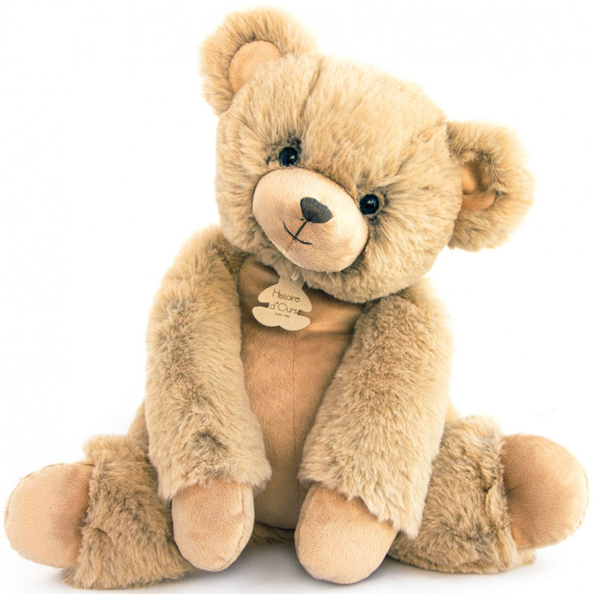 Peluche moyenne Grande Softy Ours Miel 45cm - Beige 