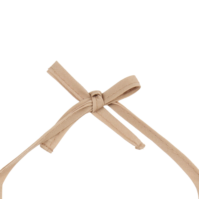 Lot de 7 bavoirs grand modèles - Beige 