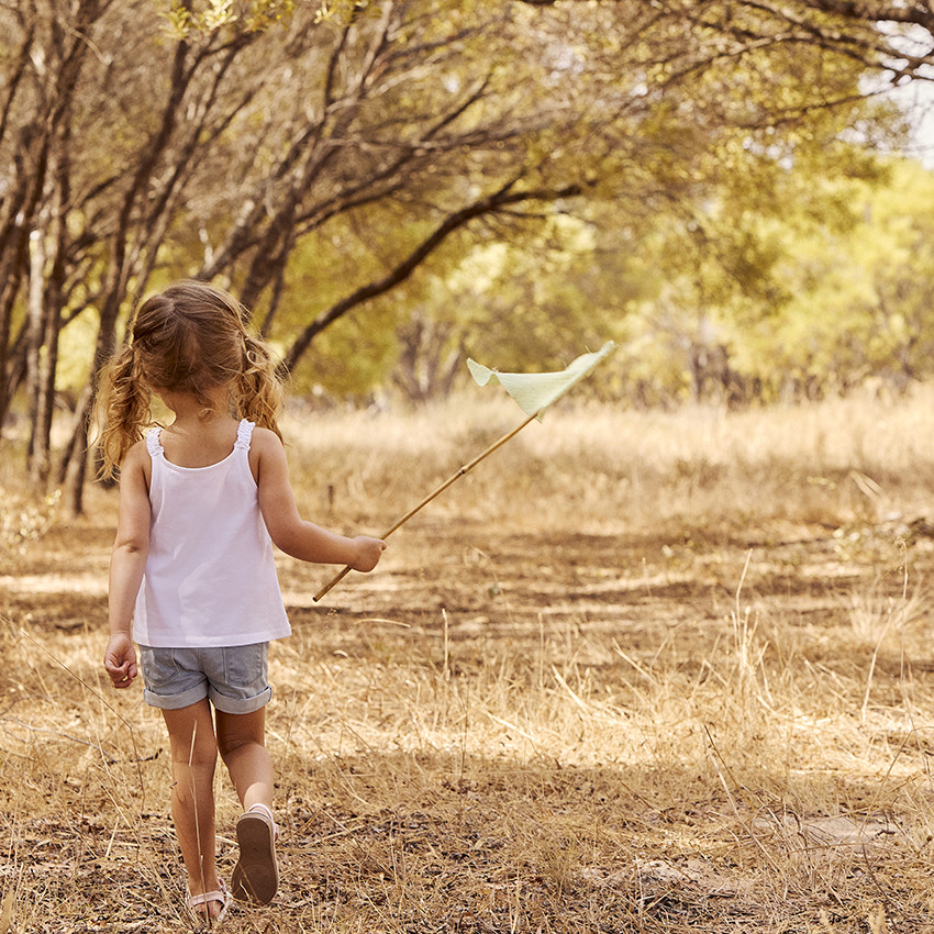 Effen top met flamingo print 3D bloemblaadjes effect voor baby meisjes 