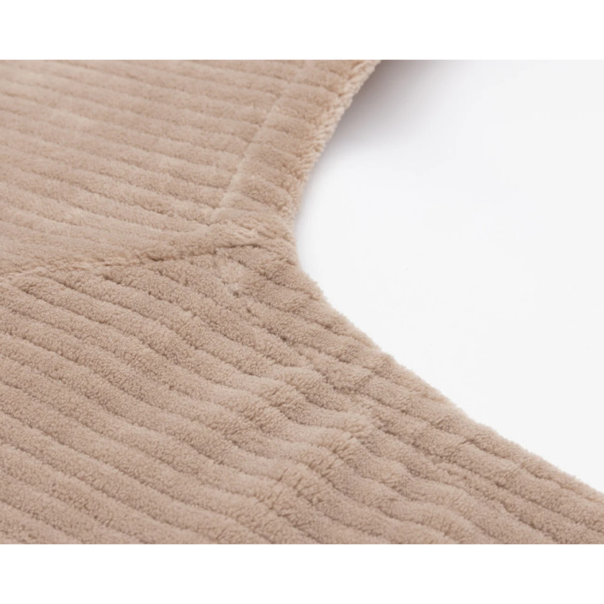 Aankleedkussenhoes - Cloudy rib - Milky Coffee - 50x70 cm 