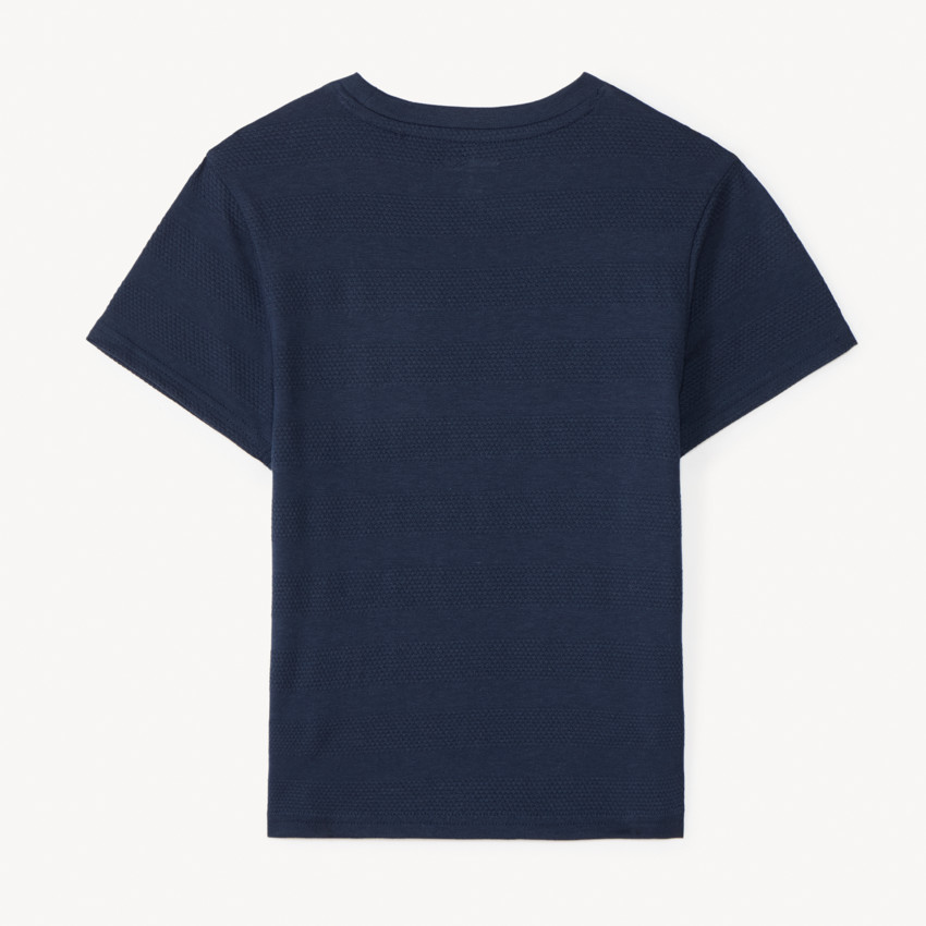 T-shirt en maille fantaisie printé palmier garçon 