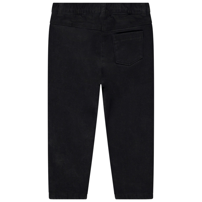 Pantalon en twill avec broderie fantaisie pour bébé fille 