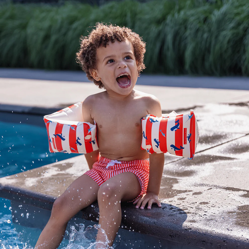 Brassard gonflable 0/2 ans - Ocean Stripes 