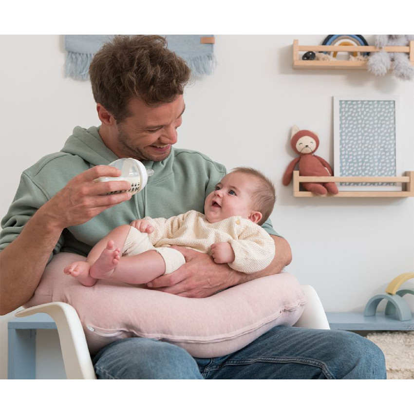 Coussin multi-usage Softy Rose Chiné 