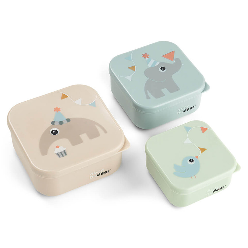 Boite à gouter 3PCS Celebration Multicolore 