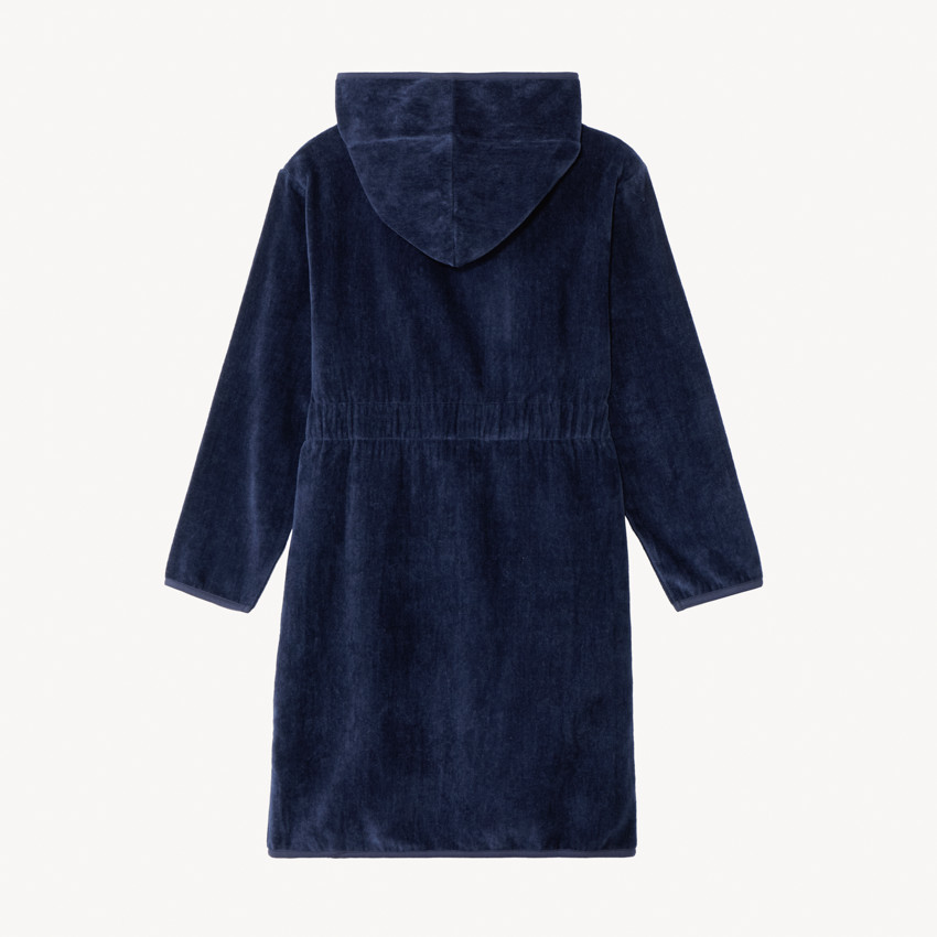 Peignoir éponge uni à capuche pour garçon 