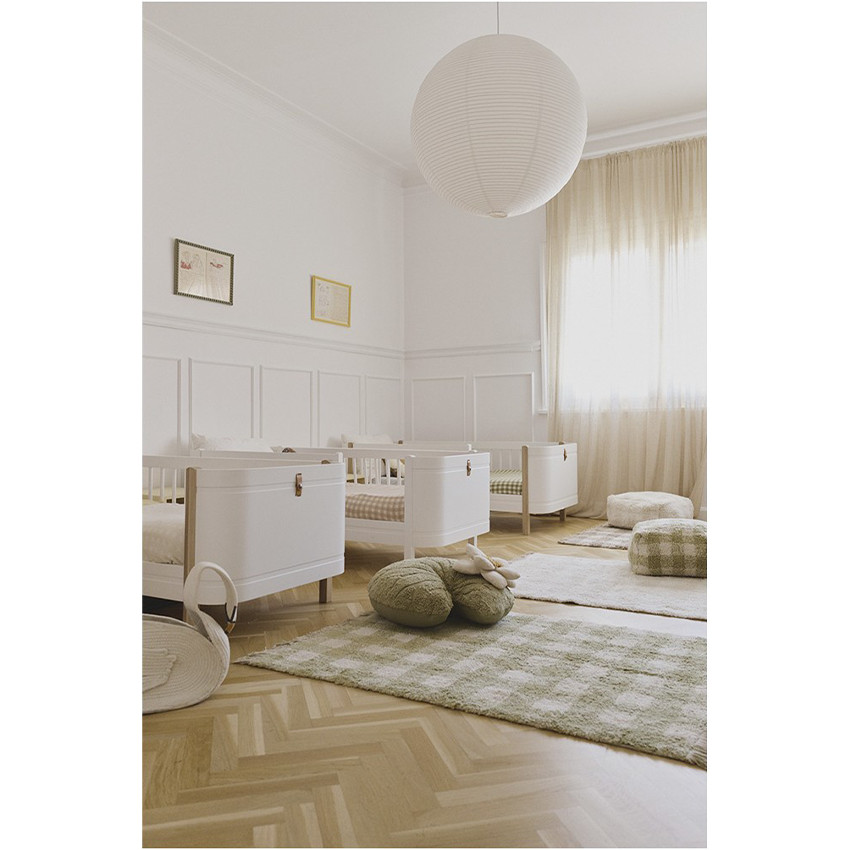 Tapijt wasbaar 90x120cm Vichy Matcha 