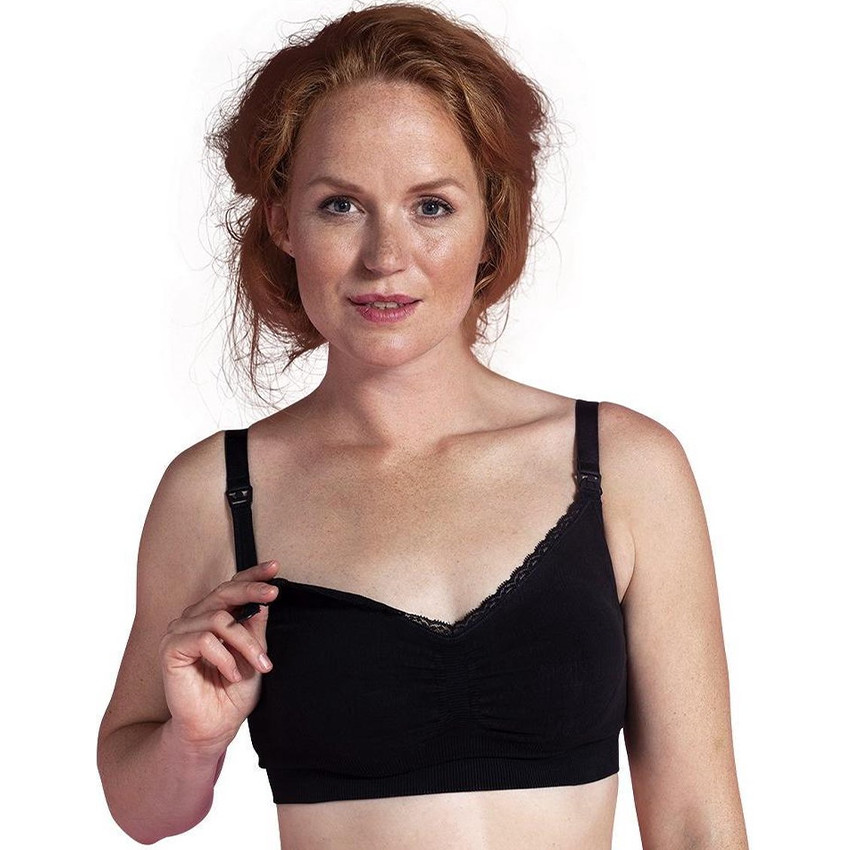 M - Soutien-gorge d'allaitement biologique Noir 