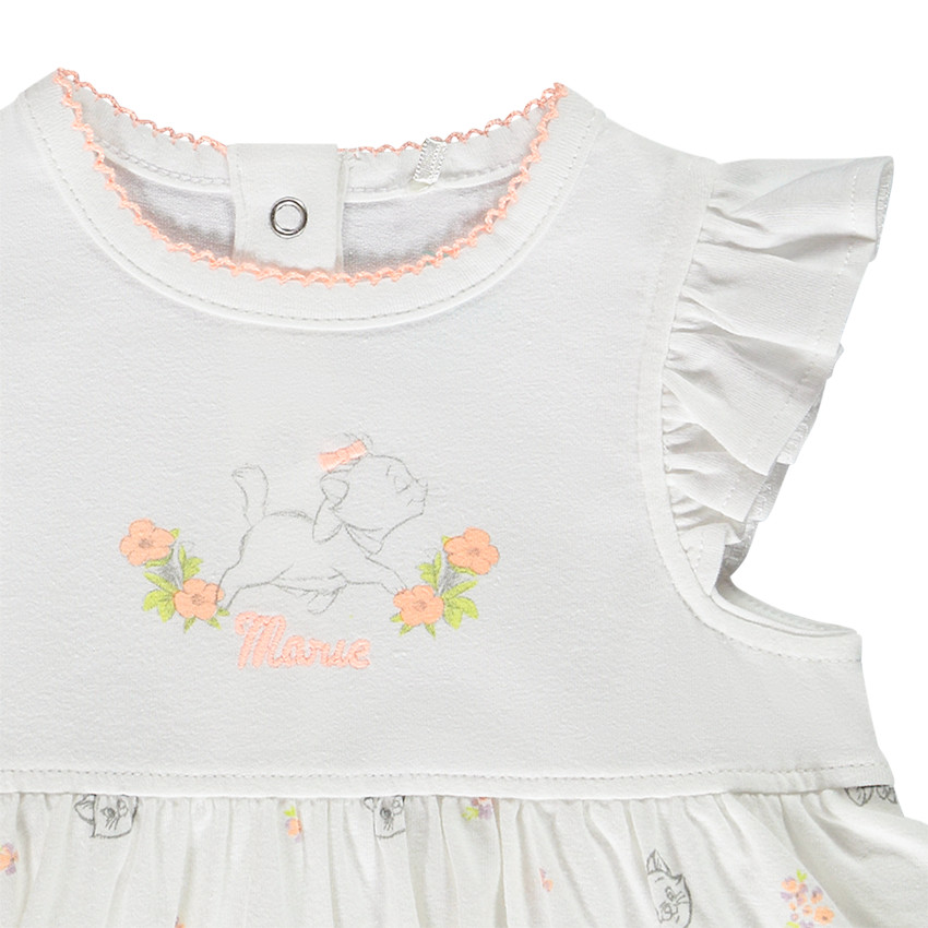 Ensemble robe body + bandeau Marie Disney pour bébé fille 