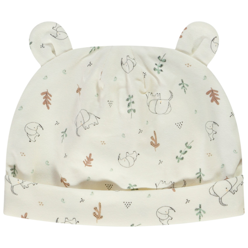 Ensemble 3 pièces motifs éléphant pour bébé garçon 