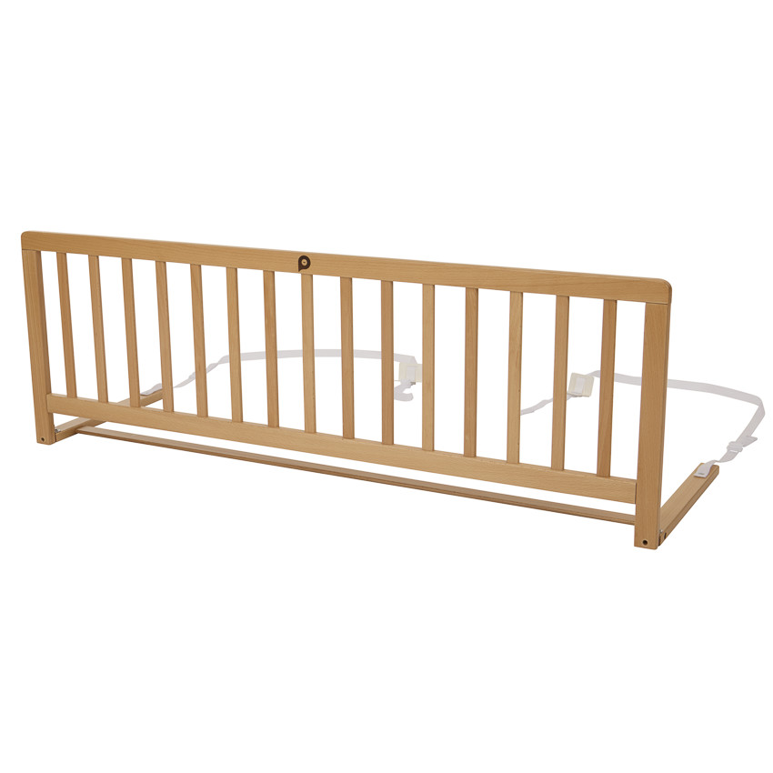 Barrière de lit en bois de hêtre 120 x 40 cm 
