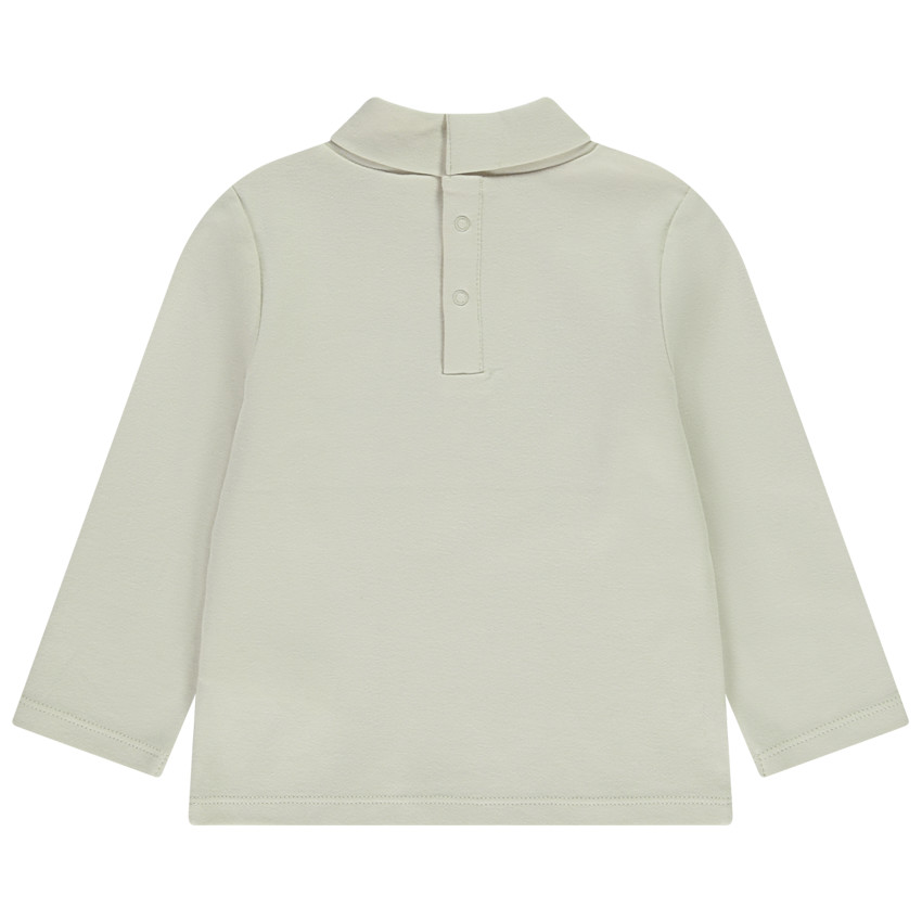 Sous-pull uni col cheminée avec print Tic & Tac Disney pour bébé garçon  