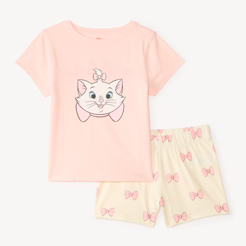 Set de pyjama court 2 pièces Marie des Aristochats Disney pour fille 