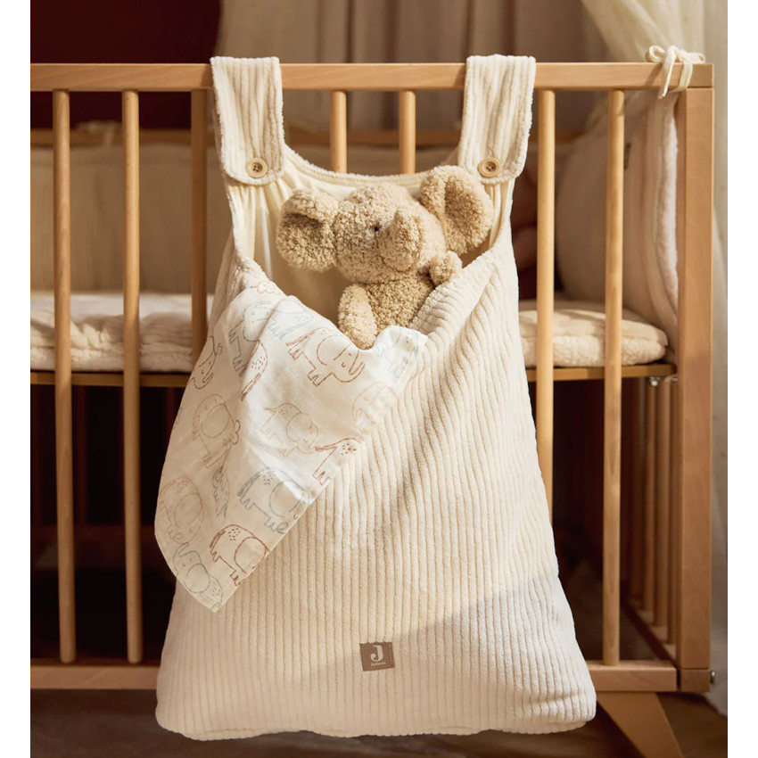 Sac de rangement pour parc - Oatmeal - Cloudy Rib 