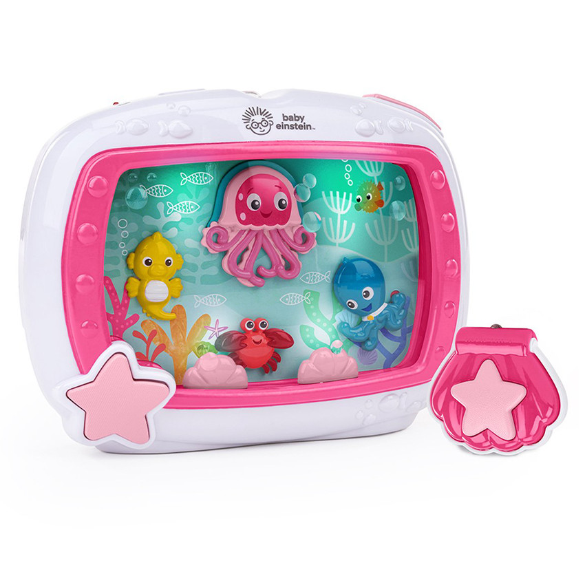 Veilleuse sonore et lumineuse Rêves Marins rose 