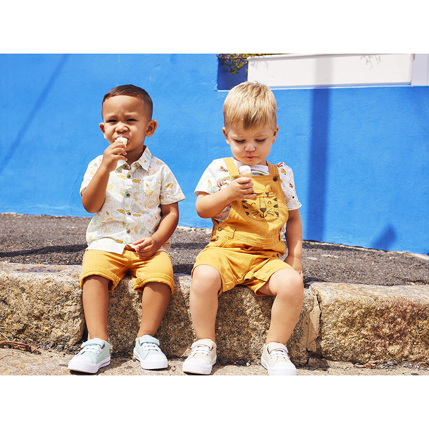 T-shirt manches courtes imprimé safari pour bébé garçon 