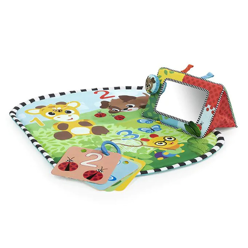 Tapis d’éveil et miroir Discovery Garden 