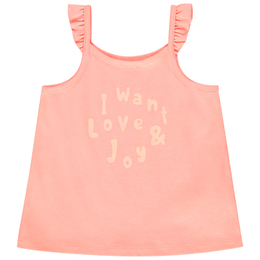 Débardeur à bretelles pour bébé fille 